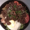 bibimbap med kott  95:-