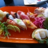 Sushi sashimi combo. 140 kr. En fröjd för ögat!