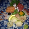 Sashimi. Fint och gott.