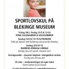 Sportlovskul på Blekinge museum