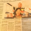 Jättekul att vi fick vara med på lokal tidningen!!!! Tack så mycket till Louise på veckobladet för en jätte bra artikel och fina foton. 
Klas & Hiro och lilla kittys :)