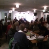 Fullt i caféet under Kulturnatten.