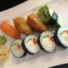 8 bitar vegetarisk sushi 65kr