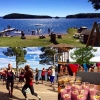 Bild från Främby Udde Resort av @frambyudde - Imorgon söndag är ni än en gång varmt välkomna på #Zumba, på verandan med Dalarnas vackraste sjöutsikt 