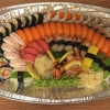 Dagens fest sushi 60 bitar. Kunden var mycket nöjd.