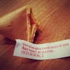 Today's fortune http://instagr.am/p/JMhhoZCM3Z/