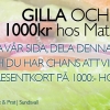 Reglerna är enkla! Gilla Mat & Prat Sundsvall, Dela denna bild och du har chans att vinna ett presentkort hos oss på 1000:-!!!! Enkelt! DELA DELA DELA!