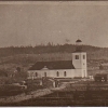 Postkarte Kirche von 1910 mit einem Bild von 1860-70
Vykort Kyrkan 1910 med Foto från 1860-70 tal