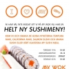 Nu har vi en ny Sushi meny och Sushi mästarna hälsar att dom löser dom flesta önskemål om ni kommer in och besöker oss på MY WOK.