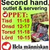 Nu har vi öppet på ordinarie tider igen! 
Tisdag 11-18
Onsdag 12-17
Torsdag 11-18
Lördag 10-15.
Välkommen och fynda inför hösten!