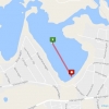 Swim to the Island and back. 0.86Km