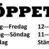 ÄNDRADE ÖPPETTIDER!!!!!!
Semestern är slut, och vi ser ett annat mönster på våra gäster. Inte mycket som händer på morgnarna, så vi beslöt efter moget övervägande att vila händerna, slipa knivarna och kunna ge ER ännu bättre service på eftermiddagen.
Dett