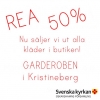 Imorgon kl 9 börjar vår rea! 50 % på alla kläder i butiken. Välkomna!