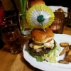 Cowboy´s favorit burgare tallrik / Cowboy´s favorite burger plate