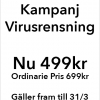 Virus rensning, Kampanj!