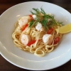 Pasta shrimp scampi