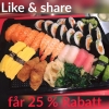 Sushi Lover sista erbjudan för 2016 