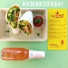 TGIBF! Burrito Friday! Come by our Fast and Fresh location on Regeringsgatan 44. We are open from 8-20 everyday!
.
This is Salmon Salsa: Hot smoked SALMON, romaine, rice, avocado, pickled onions, cucumber, coriander and mango SALSA! Pro tip: Request more 