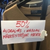 50% på märkeströjor herr!!
Sista dag på lördag.
Skynda att fynda!