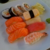 Ganska standard sushi.