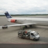 Tankning av SAS MD-80 LN-ROX