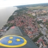 Flygplatsen sett från Safir över Visby