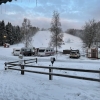 Vintercamping, snö, Caravan club, Kettilsås, Vetlanda