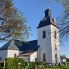 Byarums kyrka med ny tillbyggnad 2018