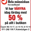 Här får ni ett litet tips inför helgen. Missa ej vår Våryra på lördag!