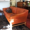 Sofa in leather with beautiful patina. Length 205 cm. Maker unknown
Sold.