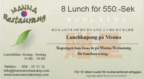 Manna Koreansk - Japansk Restaurang