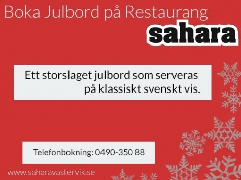 sahara julbord RESTAURANGKARTAN.SE » Sahara Restaurang » Boka Julbord på 