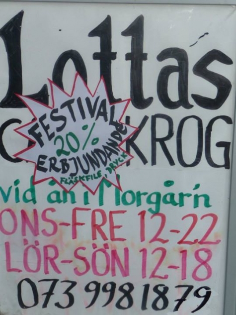 Lottas Café, Krog och Rum