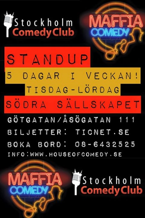 Maffia Comedy Club, Restaurang och Bar