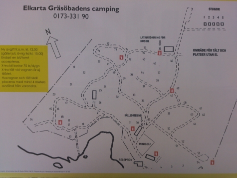 gräsö camping karta CAMPINGKARTAN.SE » Gräsöbadens Familjecamping » Karta