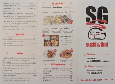 SG Sushi och Thai